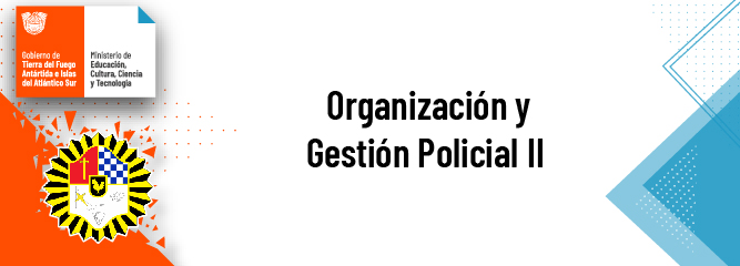 Organización y Gestión Policial II