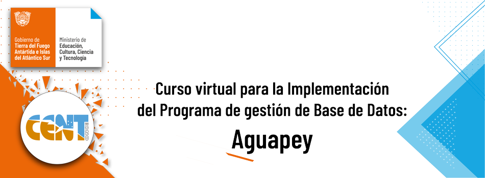  Programa de gestión de Bases de Datos: Aguapey